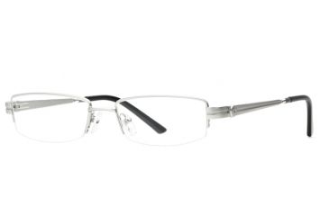 Image of Cutter &amp; Buck Las Colinas SECB LASC00 Eyeglass Frames - Matte Silver SECB LASC005440 SV