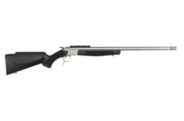 Image of CVA Scout Break Action Rifle, .45-70 Government, 25 in barrel, 1-14 Twist, Muzzle Brake, Stainless Steel, 1 Rounds, CR4806S-FRRMPG
