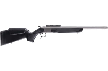Image of CVA Scout V3 Muzzleloader, .45-70 Government, 22in 11/16x24 TPI Barrel, 1-20, Synthetic Black Stock, Stainless, CR4442S-FRRMPG