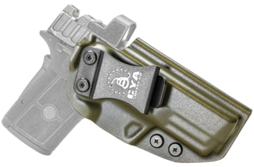 Image of CYA Supply Co. Base Optic Ready Holster for Smith &amp; Wesson, Equalizer, Right Hand Draw, Olive Drab, Small, BOR0429