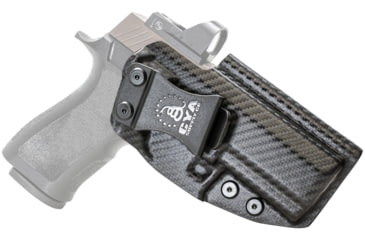 Image of CYA Supply Co. Base Optics Ready for Sig Sauer, P320 X Carry, Right Hand Draw, Carbon Fiber, Small, BOR0265