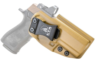 Image of CYA Supply Co. Base Optics Ready for Sig Sauer, P320 X Carry, Right Hand Draw, Flat Dark Earth, Small, BOR0263