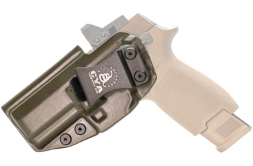 Image of CYA Supply Co. BOR Holster, SIG, P320 Compact/Carry &amp; M18, Left Hand, Olive Drab, BOR0090