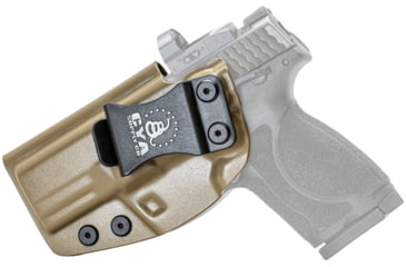 Image of CYA Supply Co. BOR Holster, Smith&amp;Wesson, M&amp;P M2.0 Compact/Subcompact 3.6in, Left Hand, Flat Dark Earth, BOR0074