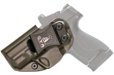 Image of CYA Supply Co. BOR Holster, Smith &amp; Wesson M&amp;P Shield M2.0 &amp; M&amp;P Shield Plus 3.1in, Left Hand, Olive Drab, BOR0010