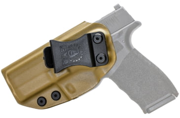 Image of CYA Supply Co. Inside the Waistband Holster for Springfield, HELLCAT PRO OSP 3.7in, Left Hand Draw, Flat Dark Earth, Small, IWB0524