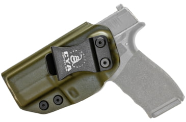 Image of CYA Supply Co. Inside the Waistband Holster for Springfield, HELLCAT PRO OSP 3.7in, Left Hand Draw, Olive Drab, Small, IWB0530