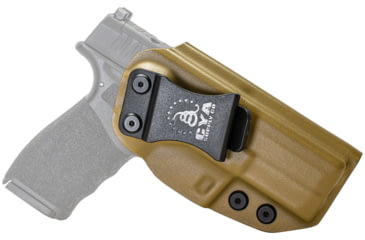 Image of CYA Supply Co. Inside the Waistband Holster for Springfield, HELLCAT PRO OSP 3.7in, Right Hand Draw, Flat Dark Earth, Small, IWB0523