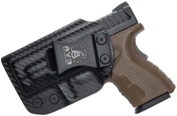 Image of CYA Supply Co. Inside the Waistband Holster for Springfield, XD MOD.2 Subcompact 3in , Left Hand Draw, Carbon Fiber, Small, IWB0126