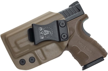 Image of CYA Supply Co. Inside the Waistband Holster for Springfield, XD MOD.2 Subcompact 3in , Left Hand Draw, Flat Dark Earth, Small, IWB0124