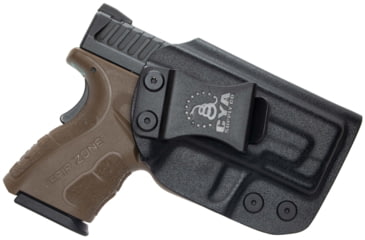 Image of CYA Supply Co. Inside the Waistband Holster for Springfield, XD MOD.2 Subcompact 3in , Right Hand Draw, Black, Small, IWB0121