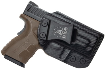 Image of CYA Supply Co. Inside the Waistband Holster for Springfield, XD MOD.2 Subcompact 3in , Right Hand Draw, Carbon Fiber, Small, IWB0125