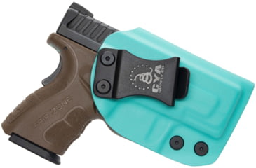 Image of CYA Supply Co. Inside the Waistband Holster for Springfield, XD MOD.2 Subcompact 3in , Right Hand Draw, Teal Blue, Small, IWB0127