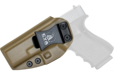 Image of CYA Supply Co. Inside the Waistband Holster, Glock, 19/23/32/19x/45/44, Left Hand, Flat Dark Earth, IWB0058