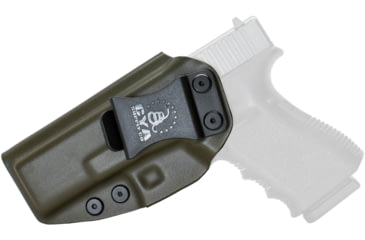 Image of CYA Supply Co. Inside the Waistband Holster, Glock, 19/23/32/19x/45/44, Left Hand, Olive Drab, IWB0276