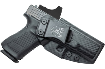 Image of CYA Supply Co. Inside the Waistband Holster, Glock, 19/23/32/19x/45/44, Right Hand, Carbon Fiber, IWB0059
