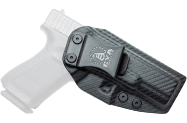 Image of CYA Supply Co. Inside the Waistband Holster, Glock, 19/23/32/19x/45/44, Right Hand, Carbon Fiber, IWB0059