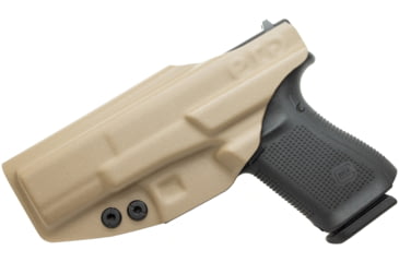 Image of CYA Supply Co. Inside the Waistband Holster, Glock, 19/23/32/19x/45/44, Right Hand, Flat Dark Earth, IWB0057