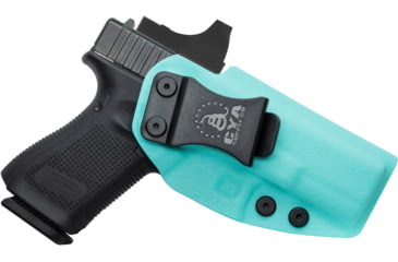 Image of CYA Supply Co. Inside the Waistband Holster, Glock, 19/23/32/19x/45/44, Right Hand, Teal Blue, IWB0217