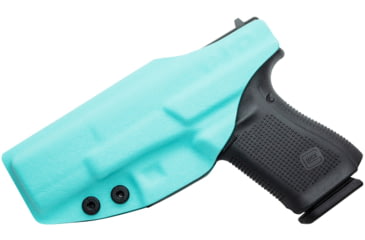 Image of CYA Supply Co. Inside the Waistband Holster, Glock, 19/23/32/19x/45/44, Right Hand, Teal Blue, IWB0217