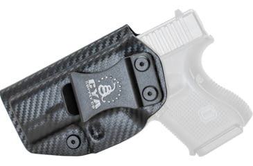 Image of CYA Supply Co. Inside the Waistband Holster, Glock, 26/27/33, Left Hand, Carbon Fiber, IWB0024