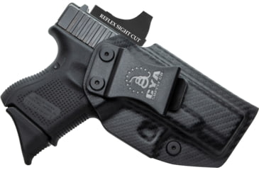 Image of CYA Supply Co. Inside the Waistband Holster, Glock, 26/27/33, Right Hand, Carbon Fiber, IWB0023
