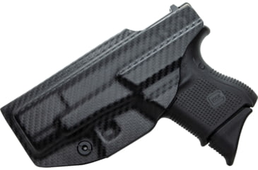 Image of CYA Supply Co. Inside the Waistband Holster, Glock, 26/27/33, Right Hand, Carbon Fiber, IWB0023