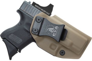 Image of CYA Supply Co. Inside the Waistband Holster, Glock, 26/27/33, Right Hand, Flat Dark Earth, IWB0021