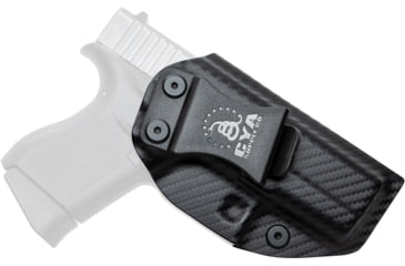 Image of CYA Supply Co. Inside the Waistband Holster, Glock, 43/43x, Right Hand, Carbon Fiber, IWB0019