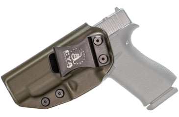 Image of CYA Supply Co. Inside the Waistband Holster, Glock, 48, 48 MOS, Left Hand, Olive Drab, IWB0306