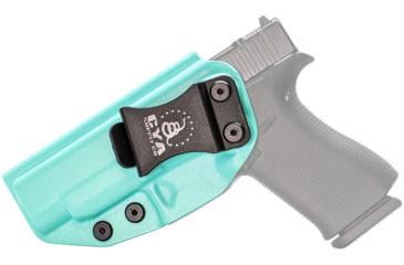 Image of CYA Supply Co. Inside the Waistband Holster, Glock, 48, 48 MOS, Left Hand, Teal Blue, IWB0160