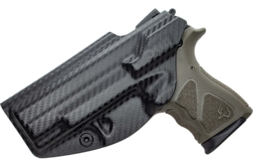 Image of CYA Supply Co. Inside the Waistband Holster, Taurus, TH9 Compact , Right Hand, Carbon Fiber, IWB0107