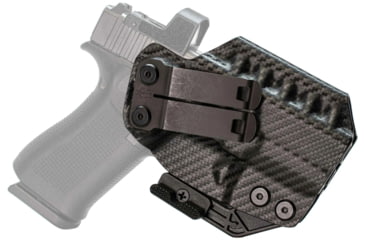 Image of CYA Supply Co. RIDGE Inside the Waistband Holster for Glock, 43/43X/43X MOS, Right Hand Draw, Carbon Fiber, Small, RDG0015