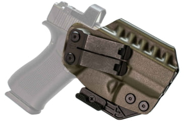 Image of CYA Supply Co. RIDGE Inside the Waistband Holster for Glock, 43/43X/43X MOS, Right Hand Draw, Olive Drab, Small, RDG0019