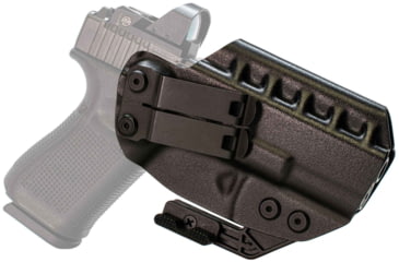 Image of CYA Supply Co. RIDGE Inside the Waistband Holster for Glock, Glock 19 / 19X / 44 / 45 GEN 3-5 Glock 23 / 32 Gen 3-4, Right Hand Draw, Black, Small, RDG0021