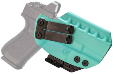 Image of CYA Supply Co. RIDGE Inside the Waistband Holster for Glock, Glock 19 / 19X / 44 / 45 GEN 3-5 Glock 23 / 32 Gen 3-4, Right Hand Draw, Teal Blue, Small, RDG0027