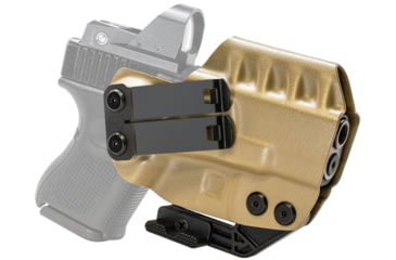 Image of CYA Supply Co. RIDGE IWB Holster,Glock, Glock 26 Gen 3-5 Glock 27 / 33 Gen 3-4, Right Hand Draw, Flat Dark Earth, Small, RDG0183