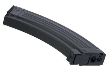 Image of Cybergun / Spartan Military &amp; Law Enforcement Kalashnikov Licensed Hi-Cap Magazine for AK Series Airsoft AEG Rifle, 600rd, AK47-Style, Black, Small, 125003