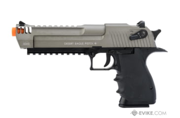 Image of Cybergun / Spartan Military &amp; Law Enforcement Magnum Research Licensed Semi/Full Auto Metal Desert Eagle L6 CO2 Gas Blowback Airsoft Pistol by KWC, 2-Tone, Black/Gray, 950503-US