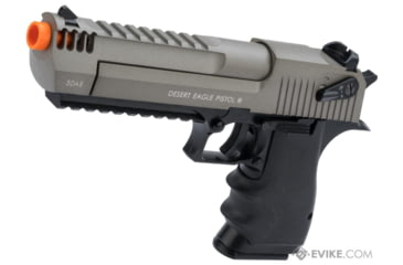Image of Cybergun / Spartan Military &amp; Law Enforcement Magnum Research Licensed Semi/Full Auto Metal Desert Eagle L6 CO2 Gas Blowback Airsoft Pistol by KWC, 2-Tone, Black/Gray, 950503-US