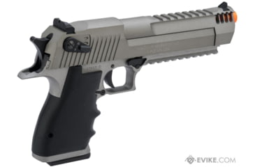 Image of Cybergun / Spartan Military &amp; Law Enforcement Magnum Research Licensed Semi/Full Auto Metal Desert Eagle L6 CO2 Gas Blowback Airsoft Pistol by KWC, Gray, 950504 / EVKCCF541EUB