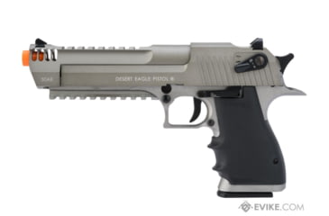 Image of Cybergun / Spartan Military &amp; Law Enforcement Magnum Research Licensed Semi/Full Auto Metal Desert Eagle L6 CO2 Gas Blowback Airsoft Pistol by KWC, Gray, 950504 / EVKCCF541EUB
