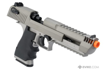 Image of Cybergun / Spartan Military &amp; Law Enforcement Magnum Research Licensed Semi/Full Auto Metal Desert Eagle L6 CO2 Gas Blowback Airsoft Pistol by KWC, Gray, 950504 / EVKCCF541EUB
