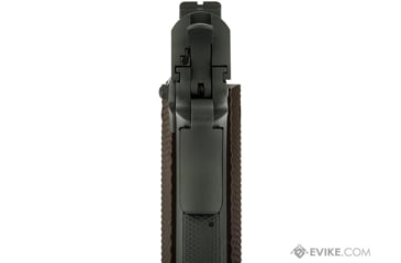 Image of Cybergun / Spartan Military &amp; Law Enforcement Officially Licensed Colt 1911A1 Pistol with Parkerized Finish by Cybergun, Gun Metal / Brown, 180532 / EVKCCB760BAB