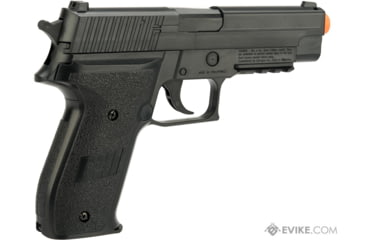 Image of Cybergun / Spartan Military &amp; Law Enforcement SIG Sauer Licensed P226 Spring Powered Airsoft Pistol, Black, 280148