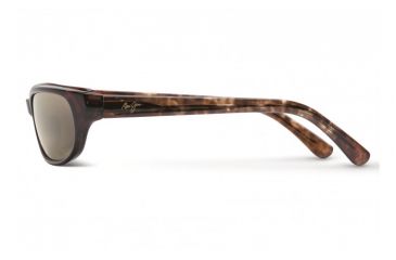 Image of Maui Jim Cyclone Sunglasses w/ Tortoise Frame and HCL Bronze Lenses - H136-10, Side View