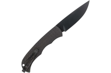 Image of Cyclone Hidden Release Fixed Blade, 3, OTF Plain Black, TiCN D2 Steel Blade, 4 Black Aluminum Handle