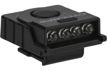 Image of Cyclops Hat Clip Light Blue LED Headlamp, Black, CYC-HCBLK-BL