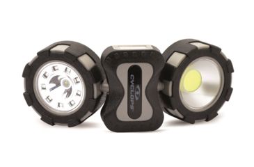 Image of Cyclops Worklamp w/Tri-Light and Dual Magnets, Uses 6 x AAA, CYC-WKLEDCOB