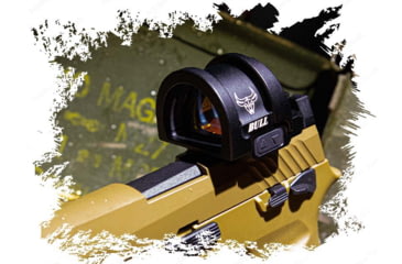 Image of Cyelee Optics BULL PRO Reflex Red Dot Sight, 1x34.5x26mm, 3 MOA Dot, Black, X003XV5CCZ